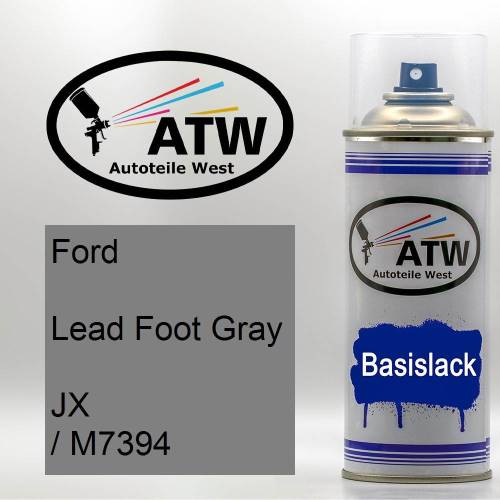 Ford, Lead Foot Gray, JX / M7394: 400ml Sprühdose, von ATW Autoteile West.